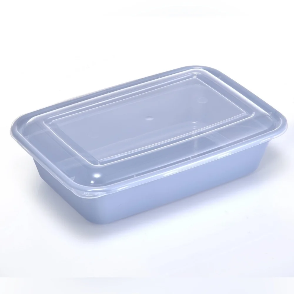 10pc Blue Meal Prep Set w Clear Lid